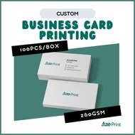 [Premium Custom Print] 50pcs Double side Business Card/Name Card/Loyalty card (260gsm Artcard)