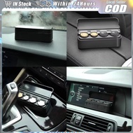 Portable Coin Box for Car Coin Storage Box Universal Storage Coin Money Dispenser Cash Box Car Inter