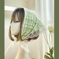 Triangular head scarf, cute beach turban
