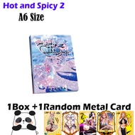 New A6 Size Goddess Card Hot And Spicy Heartbeat Journey Waifu Hobby Game Doujin Collection Card CCG