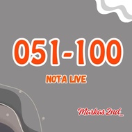Live Note code 051-100, live MORNING