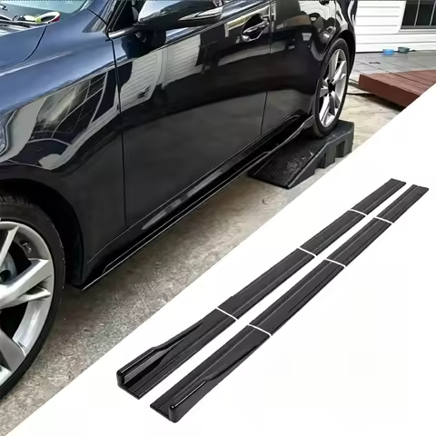 Universal 86.6 Inch Side Skirts Rocker Panels Extensions For Audi A3 A4 B8 B9 Golf 4 Seat Leon 5F BM