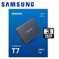 Samsung 1TB T7 Portable SSD USB3.2 (Gray)