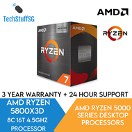 AMD Ryzen 7 5800X3D 8-core, 16-Thread Desktop Processor with AMD 3D V-Cache™ Technology