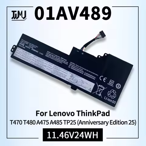 01AV489 T470 T480 Laptop Battery for Lenovo ThinkPad A475 A485 TP25 Series 01AV421 01AV420 SB10K9757