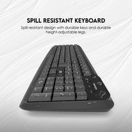 Fantech GO K211 Office Keyboard Ergonomic Keyboard Wired Papan Kekunci Pejabat Fantech GO K211 Papan