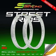 วงล้อ S Strong เอส-สตรอง รุ่น SERIES-7 ขอบเรียบ ขนาด 1.4-17 พร้อมสติกเกอร์+เสื้อยืด แท้100% มีหลายสี