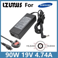 LZUMWS 19V 4.74A 90W 5.5*3.0MM AC Laptop Charger Power Adapter For Samsung R428 R410 G15 GT6000 M30 