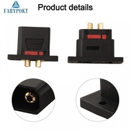 Battery Connectors 500V Rated Voltage 8~12AWG Wire Gauge For Electric Drones
