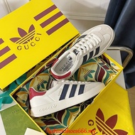 Original Traditional New Fashion adidas x gucci originals gazelle trefoil women men sneakers low-top