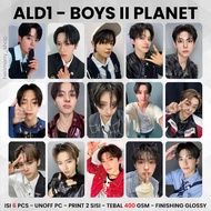 (6 PCS) ALD1 BOYS II PLANET Alpha Drive One Photocard - Premium PC 2 Sides Unofficial Kpop Merch Car
