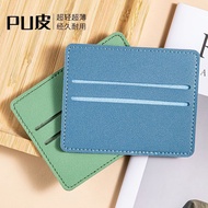 [50pcs Pack] Small Fresh Card Holder Customized Wallet Card Holder 2 Card Slots ID Card Bank Card Th