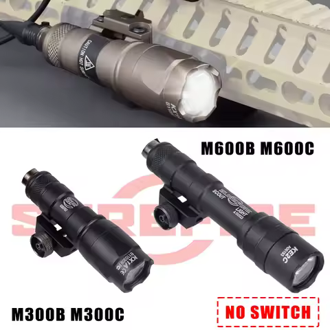 Surefire M300 M600 M300B M300C M600B/C Flashlight with Helmet Mount Powerful SF Helmet Light Dual Fu