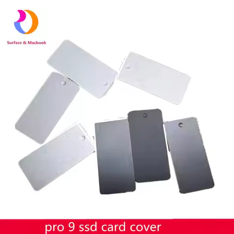 For Microsoft Surface Pro 7+ Pro8 Pro9 SSD Card Cover 1960 1983 2038 Silver Black