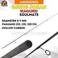 Ujung Joran Maguro Soulmate Panjang 120 135 150 Bahan Hollow Carbon