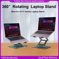 360 Rotating Laptop Stand Foldable Laptop Stand Height Adjustable Tablet Stand 10-17 inches Devices 