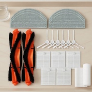 Accessories Kit: Brushes, Mops & Filters for Xiaomi E10 E12 Mijia 3C Plus Robot Vacuum Cleaner Kit A