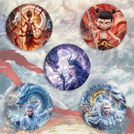 [Ready Stock] Nezha's Devil Ao Run Ao Run Anime Merchandise Tinplate Brooch Bar Nezha: Devil Child's