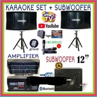 Karaoke Set Pro Linkmaster Plus Subwoofer Amplifier Mic