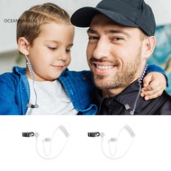 oc Earpiece with Stretch Coil Lightweight Agent Earpiece Agent Earpiece with Metal Clip for Security