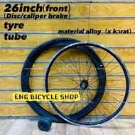 COMBO SET ALLOY RIM BASIKAL 26inch tayar tube/Tayar basikal/Tube basikal/Alloy rim basikal saiz 26"