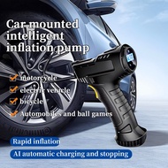 Wireless electric vehicle tire inflator, portable tire inflator, digital tire pressure monitoring, c