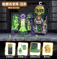 Treasure X เสือดาวเคราะห์นิยม Gold Treasure Alien Skeleton Island Tower Swamp Blind Box ของเล่นสำหรั