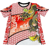 ENTERMUA 23G Dragon Lion T-shirt with Sharp 3D printing