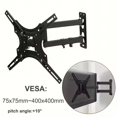 TV Wall Mount 32-55 inch LCD LED Monitor Adjustable TV Wall Bracket Extending Long Arm TV Wall Mount