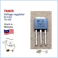 78M05  Voltage regulator 5V 0.5A TO-251