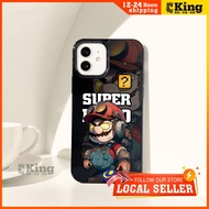 For iphone 15 Pro Max Casing 11 Super Mario xr xs Max 7 8 Plus Gloss TPU iPhone Case 11pro 13 12 14 