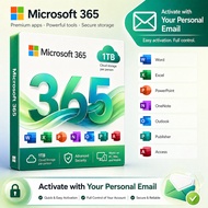 ⚡ INSTANT 【Microsoft 365 Family Plan 1 Year】【NO SHARE】【Personal Email Activation】【5 Devices】【1TB Clo