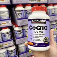 🌟EXP:11/2027🌟 Kirkland Coenzyme Q10 300 mg. 100 Softgel（การจัดส่งที่รวดเร็ว）