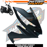 Tameng Depan Honda Beat Street 2016 2017 2018 2019 Hitam Doff / Tameng Dasi Panel Dada Depan Honda B