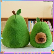 Capybara Plushie Gift 35cm/45cm/55cm - Avocado Capybara Comel | Patung Lembut Hadiah Hari Jadi Anak