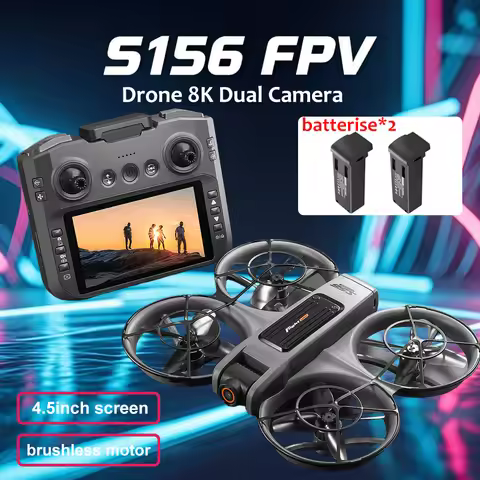 S156 FPV Drone Professional 8K HD ESC Camera WiFi RC Dron Brushless Motor with Optical Flow Position