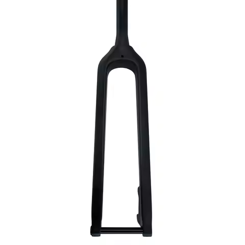 Black Matte 3k Rigid Fork High End Boost 15*100mm Full Carbon T800 Disc Brake Bike Fork 26 27.5 29 B