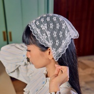 Envie Modern Lace Triangle Scarf