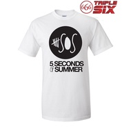 TRIPLESIX - T-Shirt / T-Shirt - 5 seconds of summer 5SOS - WHITE