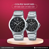 Jam Tangan Couple Casio MTP-V300D-1AUDF x LTP-V300D-1AUDF