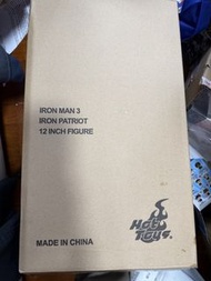 近乎全新 Iron man3 Patriot Mms195 Hot Toys 鐵甲奇俠3 鐵甲愛國者 12吋人偶