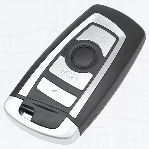 Zz For BMW CAS4 F 3 5 7 Series Smart Remote Car Key Shell F10 F20 F30 F40 Fob 3/4 Button Key Case Bl