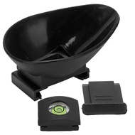 Myhome-sg Camera Viewfinder Eyecup Eyeshade 22mm Oval Level Cold Shoe Cover Set for D300 D200 D90 D8