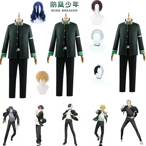 Anime Wind Breaker Cosplay Haruka Sakura Akihiko Nirei Kyotaro Sugishita Hayato Suo Hajime Umemiya C