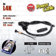 NGK Power Cable [ L Type : L1B / L2K / L3R / L4K ] สายหัวเทียนแต่ง พร้อมปลั๊กและตัวต่อกับสายเดิม ข้อ