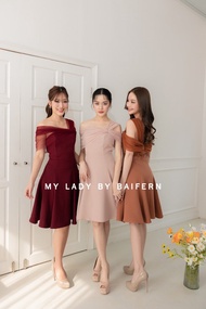 ชุดเดรสไปงานแต่ง ชุดออกงาน MY LADY BY BAIFERN - ML0430