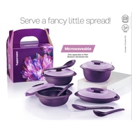 Purple Royale Petit Serveware Set Tupperware ✌🏻Ready Stok Malaysia✌🏻