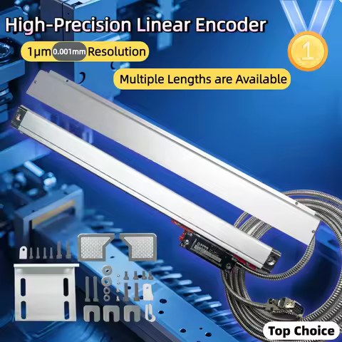 0.001mm【1μm】 Optical Grating Ruler Sensor 1um Linear Scale For Turning Lathe Milling DRO Display KA3