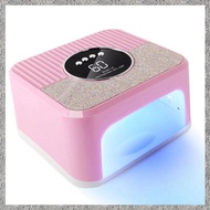 (BIGY) UV Nail Lamp Gel Nails45LED Nail Lamp with 4 Timer ModeGel Nail Lamp Decorated with Sparkling