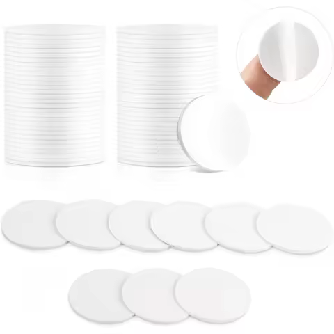 NFC Label NFC Sticker White NTAG 215 The label can be rewritable on a round coin NFC Adhesive-backed